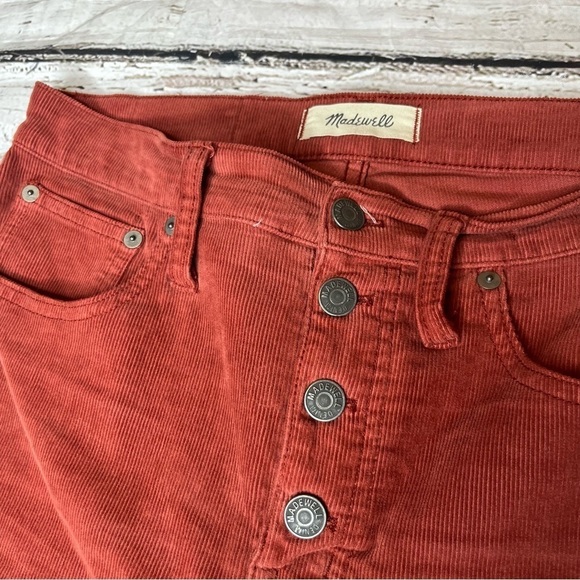 Madewell Corduroy Cali Demi-Boot Jeans Size 28 - Picture 5 of 11